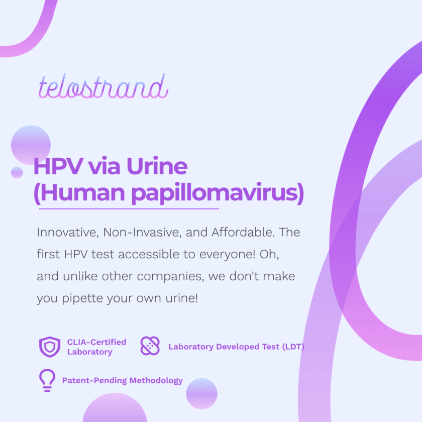 HPV via Urine - Telostrand's Scientific Innovation. Order online today - if you need assistance, call 201-944-4069. Someone there can assist you with your accessibility needs.