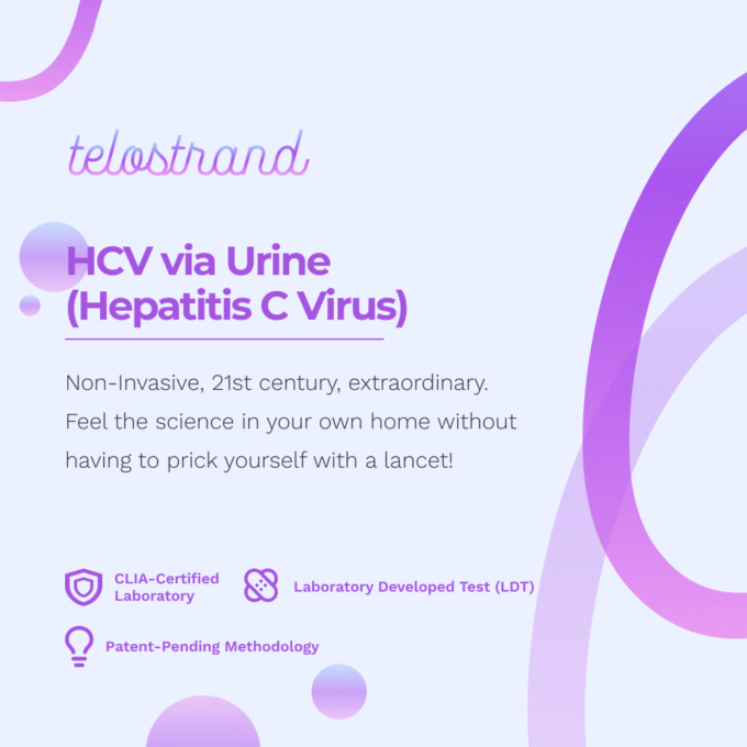 HCV via Urine (Hepatitis C Virus). Call 201-944-4096 to order. We are here to help you with your accessibility needs!